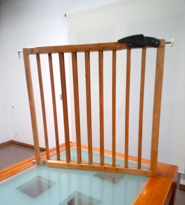 Barreira de Segurança/Grade de Escadas Indowoods Nicolas (Largura ajustável: De 78,5 cm a 113,5 cm)