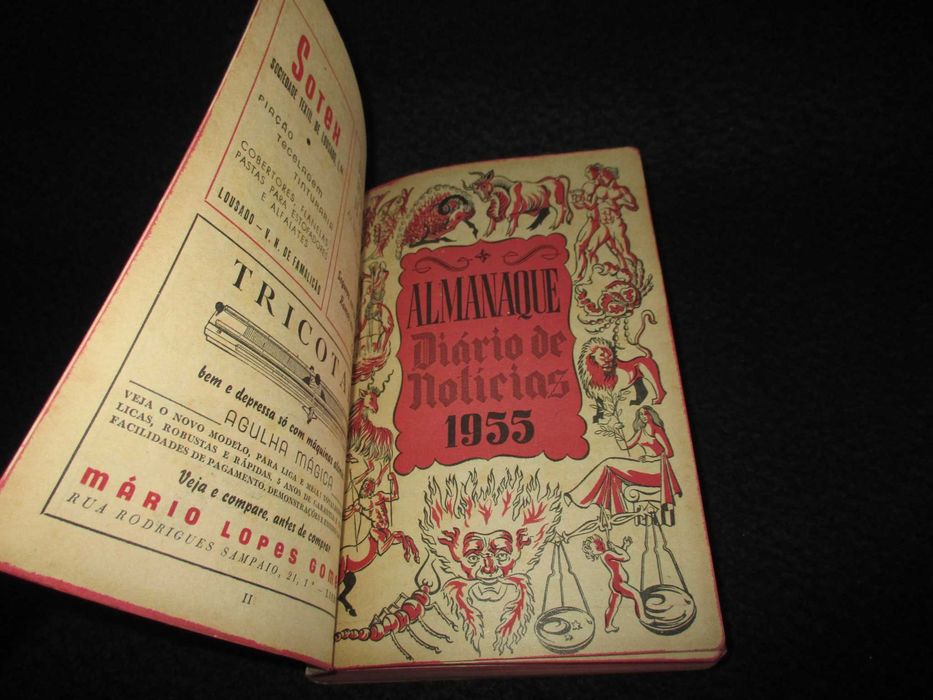 Livro Almanaque Diário de Notícias 3º Ano 1955