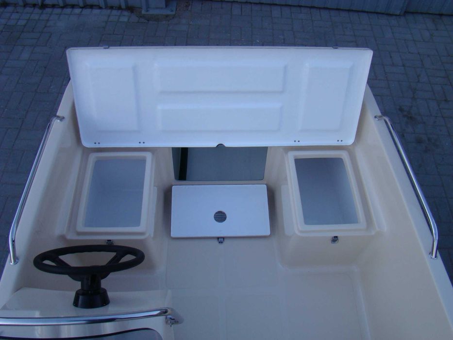 !! PROMOCJA !! Łódź łódka wędkarska, motorowa Romana 430 FISH