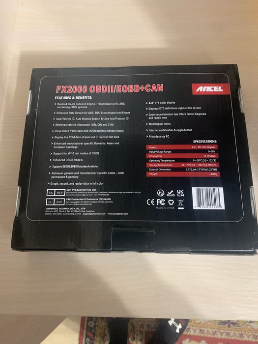 Продам автомобильный сканер ANCEL FX2000