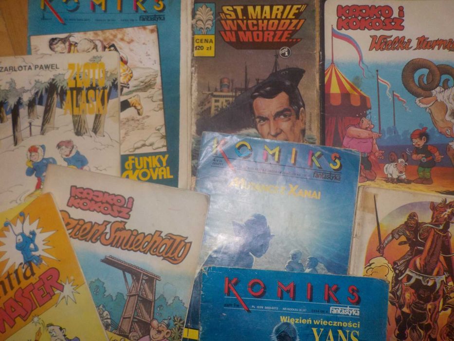 Kajko i Kokosz Szarlota kp.Żbik  Złoto Alaski zestaw komiksów KOMIKS