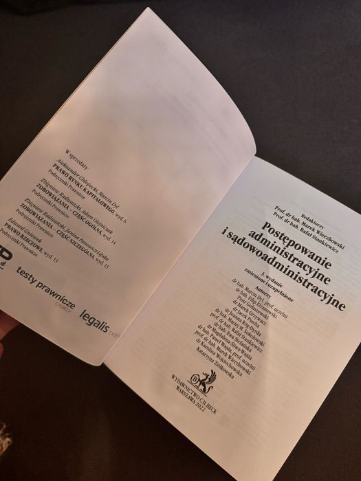 Postępowanie administracyjne i sądowoadministracyjne podręcznik prawo