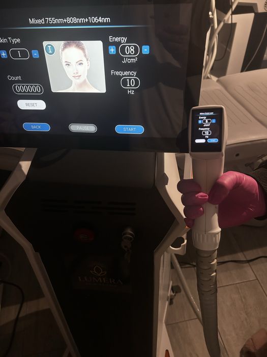 Laser diodowy trojwiązkowy do depilacji laserowej okazja!