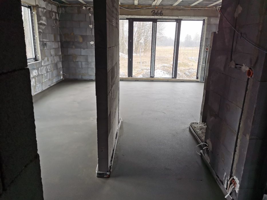 Wylewki maszynowe, Tynki maszynowe, Posadzki przemysłowe, styrobeton