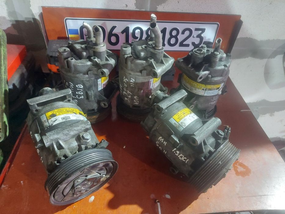 Компресор кондиціонера Рено Меган2 1.6 1.5 Сценік Renault Megane Scen