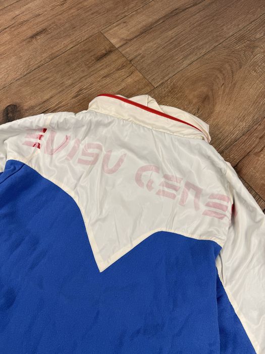 Кофта-бомбер Evisu Genes, синя з білим, оригінал вінтаж vintage