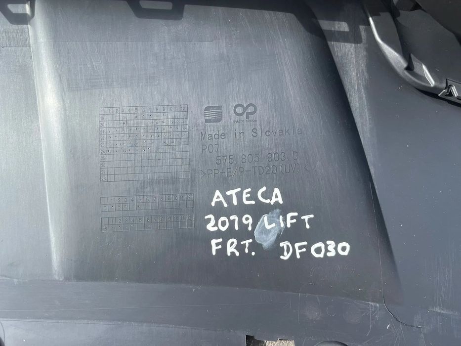 Seat Ateca - SPOILER / LIP PARA CHOQUES FRENTE - DF030
