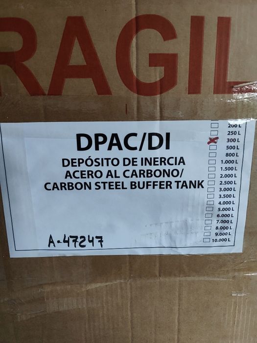Depósito de Inércia Mecalia 300L NOVO (Embalado de Fábrica)