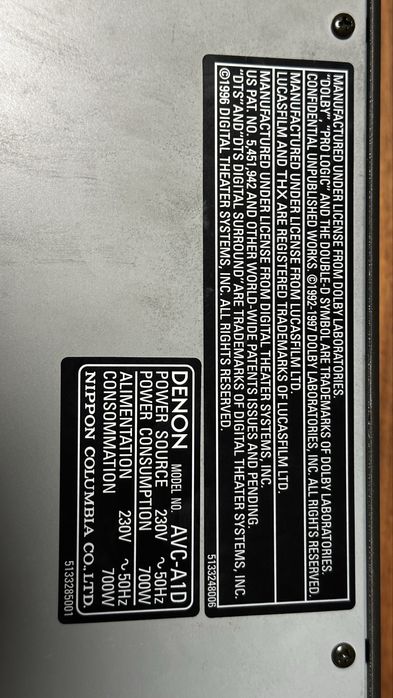 Denon A1D z oryginalnym pilotem - Extra stan!