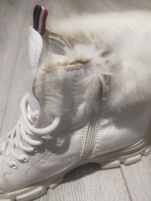 Ботинки зимние кожанные