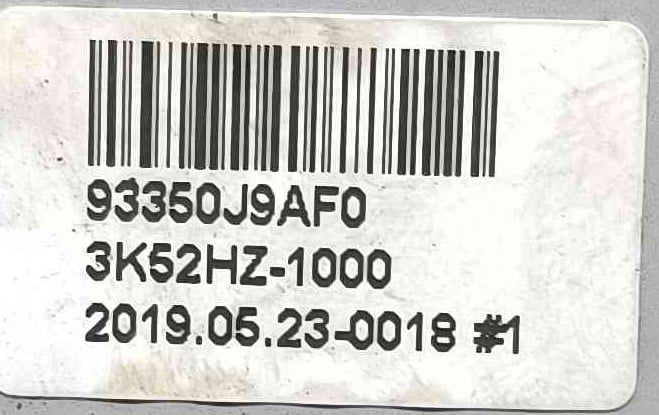 Conjunto de Botões 93350J9AF0 - HYUNDAI KAUAI