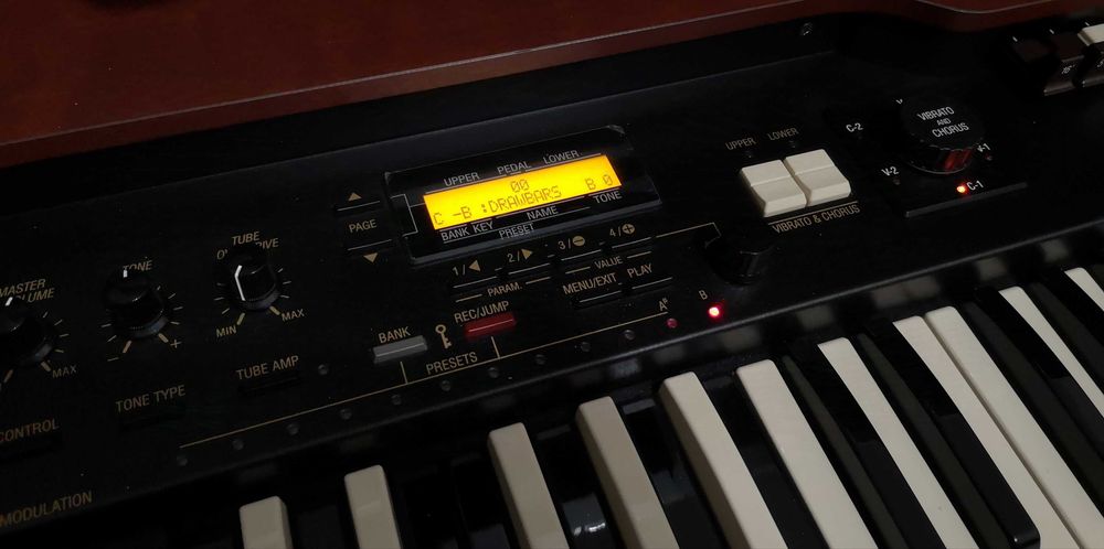 Hammond XK-3c com flight case