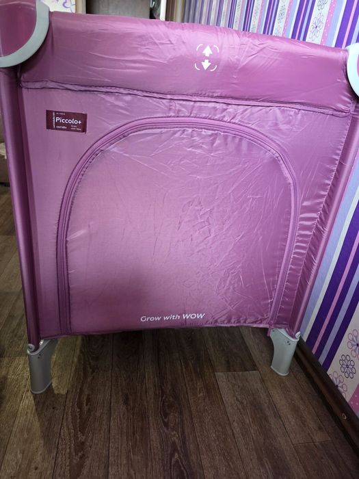 Дитячий манеж-ліжко Carrello Piccolo+ (Orchid Purple) у чудовому стані