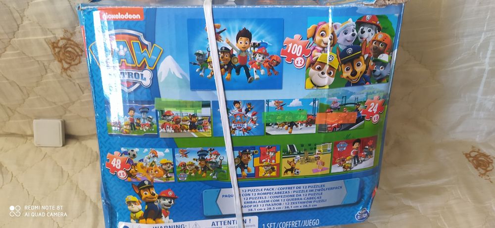 Puzzle Psi patrol 12 obrazków 18 zł wyprzedaż