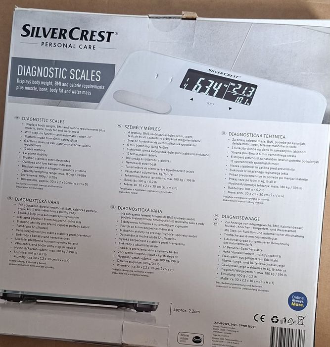 Silvercrest waga łazienkowa