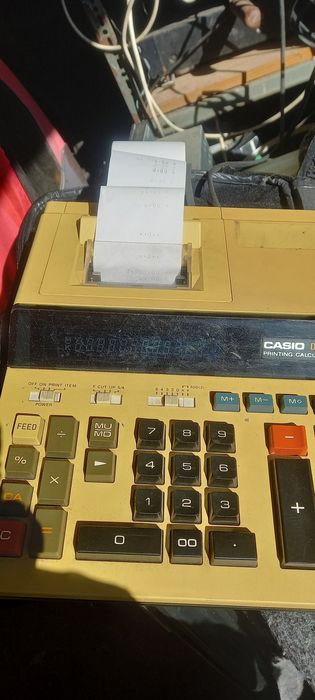 Calculadora vintage elétrica
