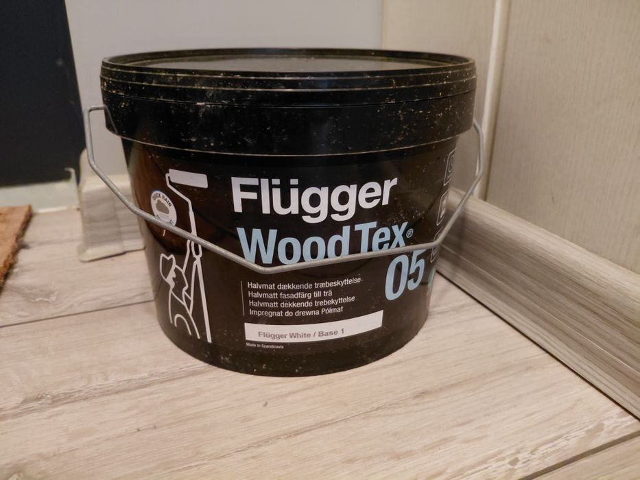 Farba biała flugger 3l