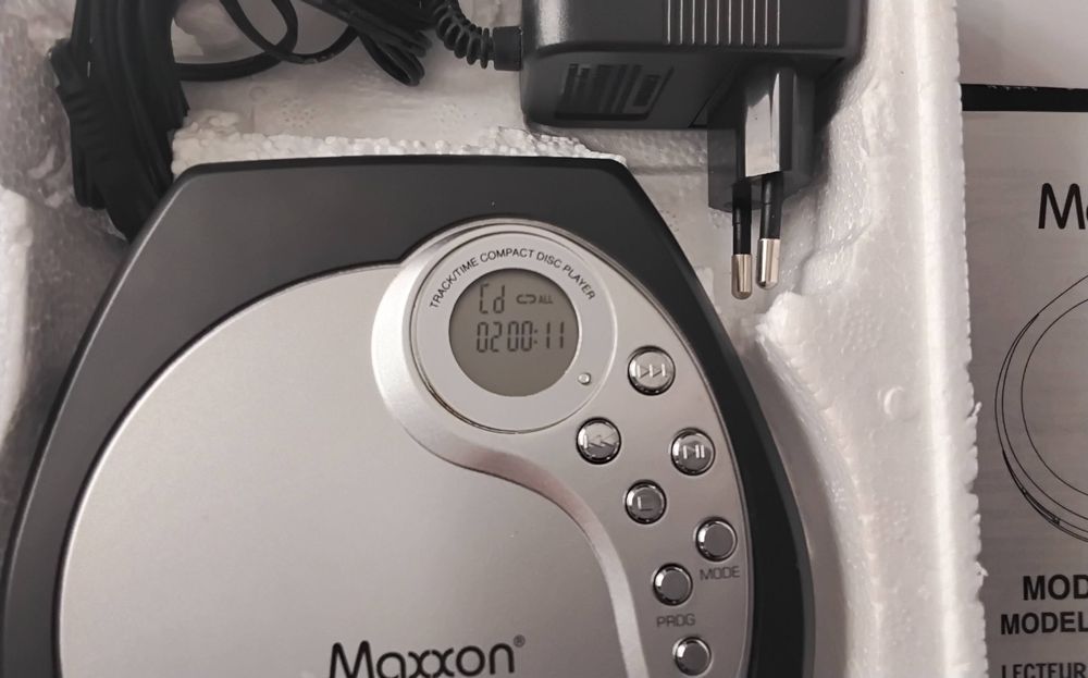 Walkman CD MP3 Maxxon novo na caixa