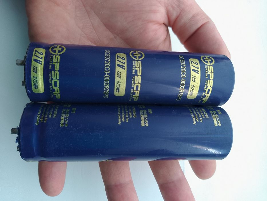 Іоністор суперконденсатор SPSCAP 2.7V 720F 0.729Wh