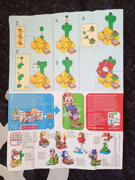 LEGO Super Mario 71410 Series 5 – oryginalna instrukcja (P62)