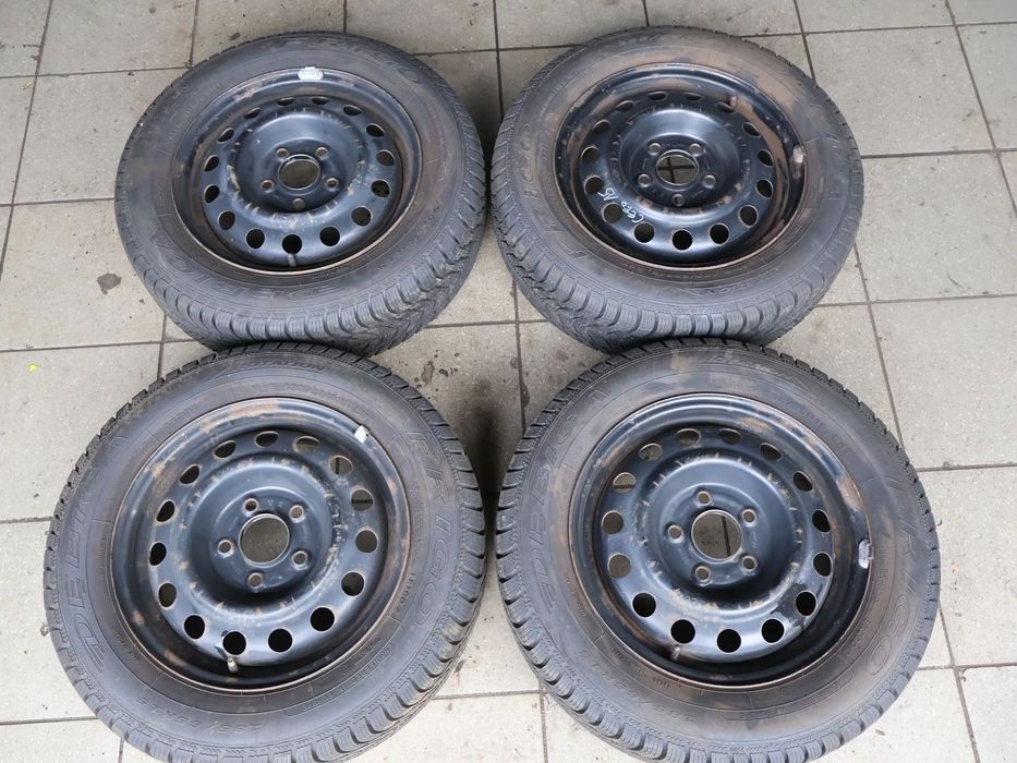 HYUNDAI I30 KIA CEED I II VENGA KOŁA ZIMOWE 15" 5 X 114,3 OPONY DĘBICA FRIGO 2025R FELGI STALOWE 185 65 15 JAK NOWE