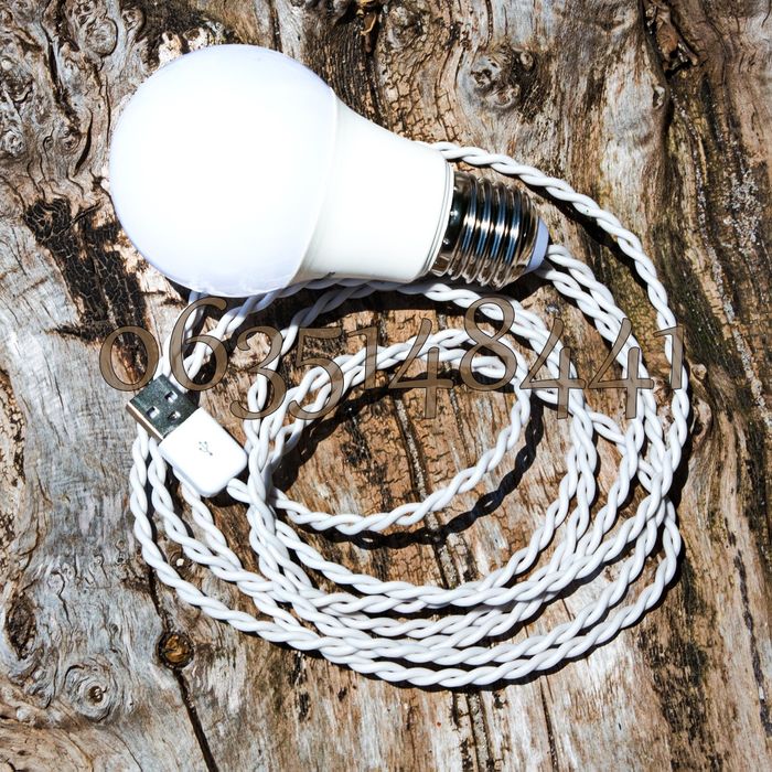 МОЩНАЯ USB LED лампа 8W лампочка фонарь от повербанк мощнее Sofirn LT1