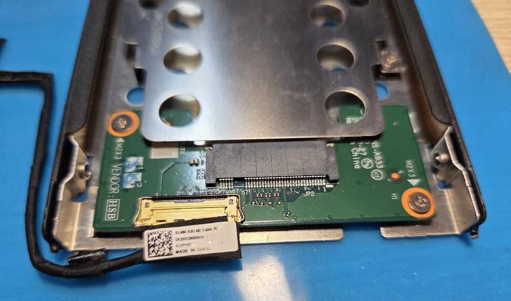 Adapter, kieszeń dysku SSD NVMe M2 do ThinkPad L480, L490 vs T470,480