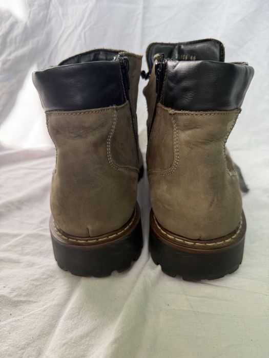 Чоловічі чоботи німецького бренду, нубук, 48 розмір