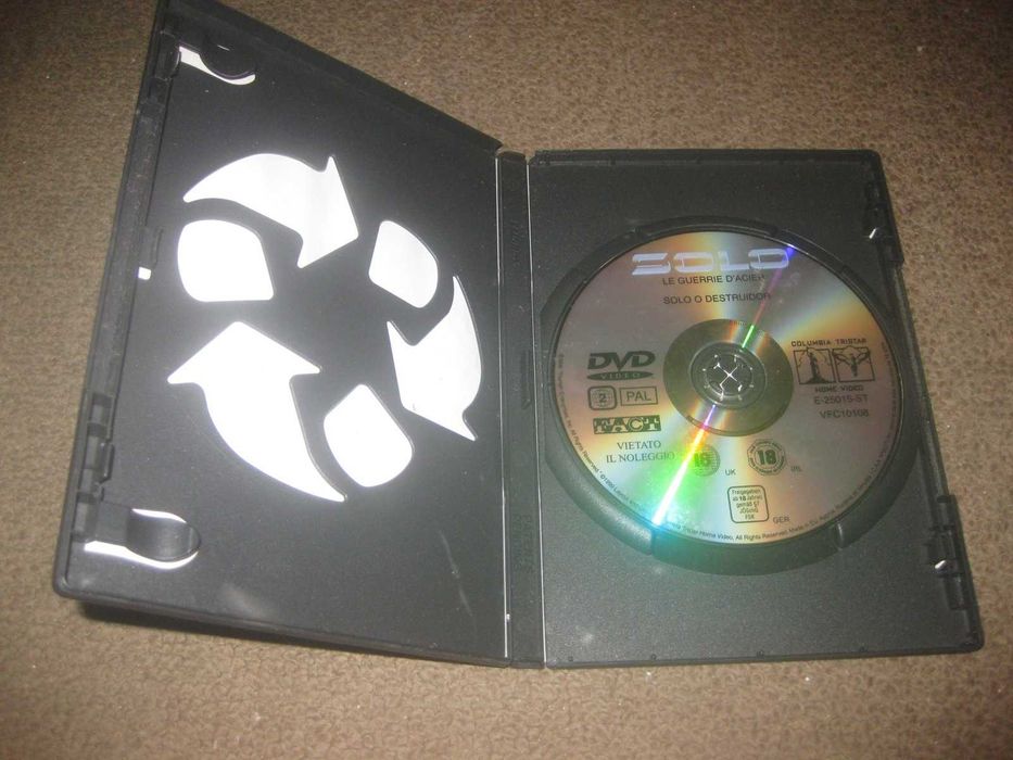 DVD "Solo O Destruidor" com Mario Van Peebles/Raro!