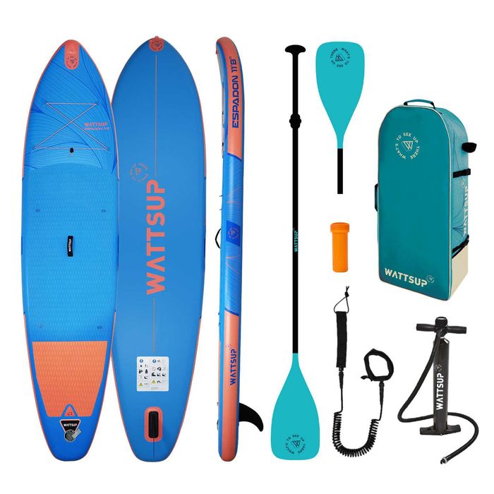 SUP WattSUP Espadon 11.8 Франція борд board доска дошка каяк САП суп SUP дошка 2 шари слоя доска надувна Stand Up Paddle board борд SUB SAP надувная