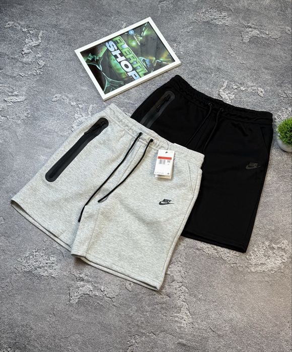 Шорти Nike Tech Fleece / Шорти чоловічі Nike  / шорти найк теч фліс / мужские шорты Найк Теч Флис