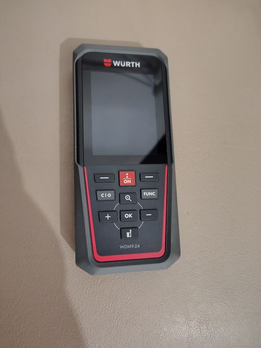 Dalmierz Laserowy WÜRTH WDM 9-24 250m Kamera Bluetooth IP65 Ekran Doty