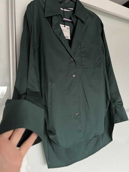 Koszula Zara elegancka bawełna 100% w stylu boho viralowa