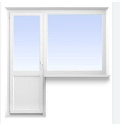 Металопластикові двері вікно Балконний блок REHAU  EURO 70