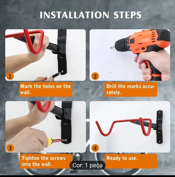 Suporte de parede para Bicicleta