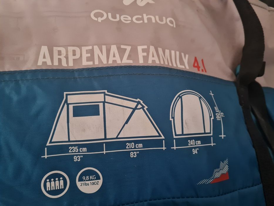 Tenda Quechua 4 pax