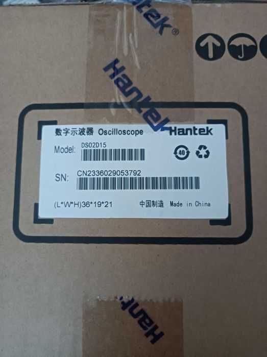 Oscyloskop 1Gs/s Hantek DSO2D15 2x150MHz Generator 25Mhz Full Options!