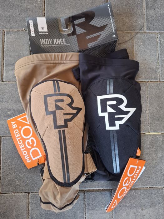 Ochraniacze rowerowe męskie na kolana Race Face Indy Knee D3 protection nowe rozmiary kolory