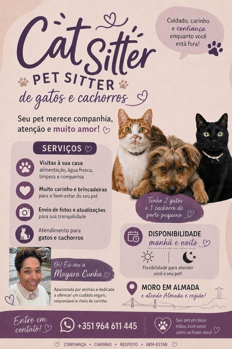 Cat Sitter e Pet sitter