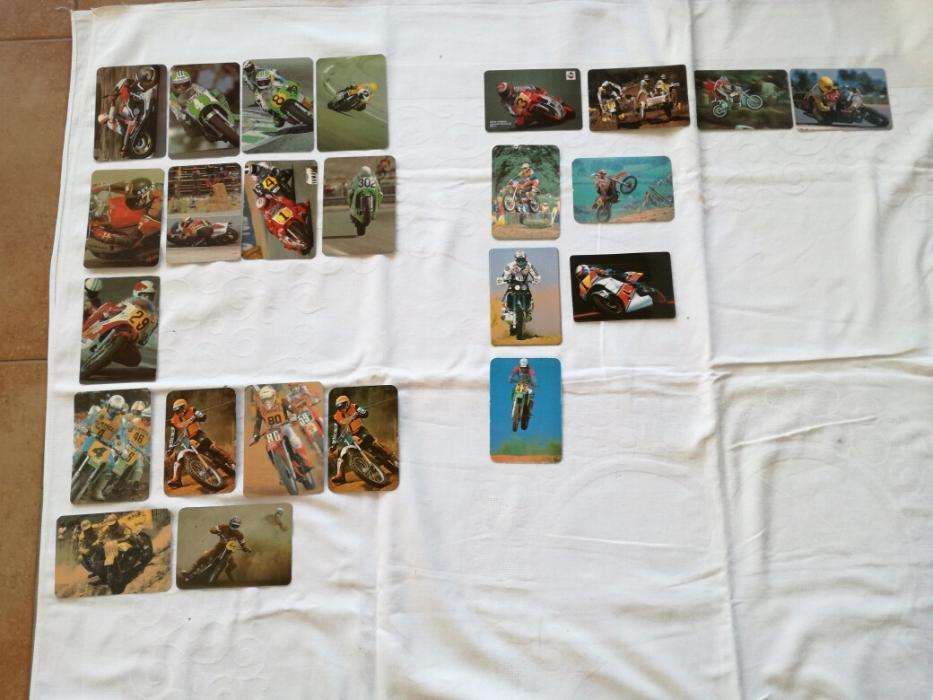 Calendários de motas antigos p/coleção