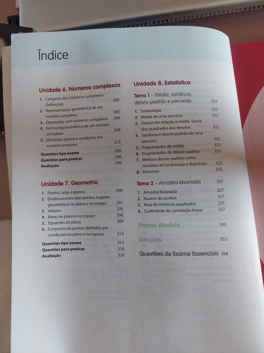 Livro "Preparação para o exame de Matemática A" - 2018
