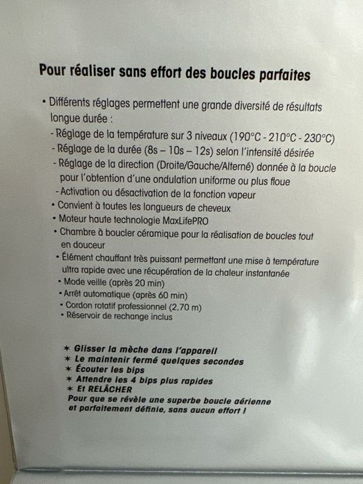 Prancha para fazer caracóis BaBylissPRO