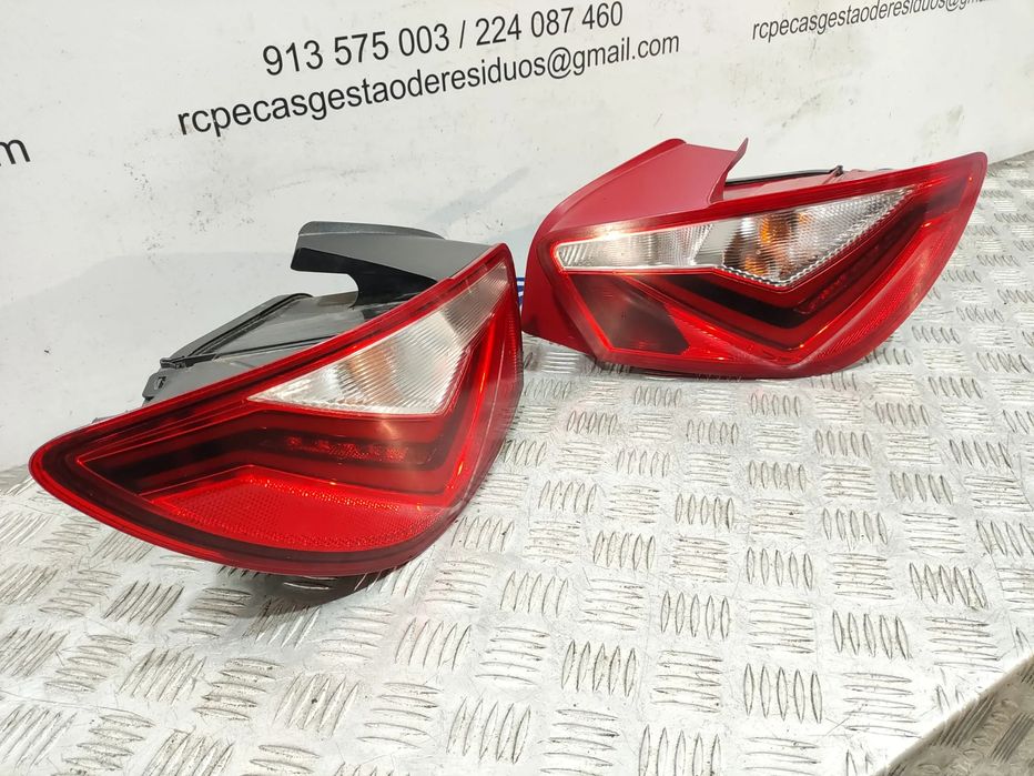 - Conjunto Farolins Led Tras Traseiro Direito Esquerdo Seat Ibiza 4 IV
