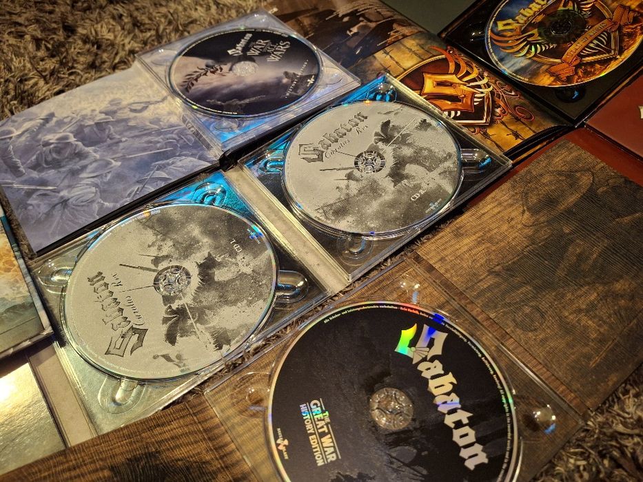 8 Płyt CD zespołu "Sabaton"