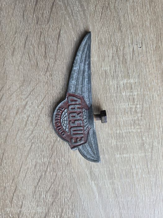 Emblemat Figurka na błotnik rower zabytkowy Original Emsrad Vintage