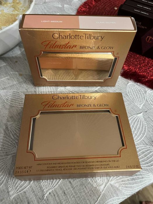 Filmstar Bronze and Glow Paleta do Konturowania Twarzy Mini Charlotte