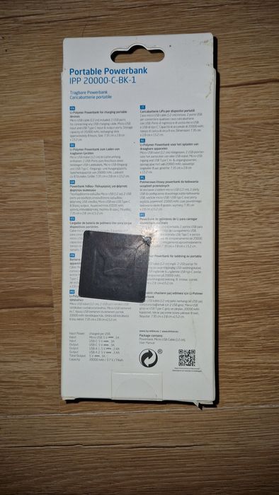 Powerbank ISY 20000 mAh nowy