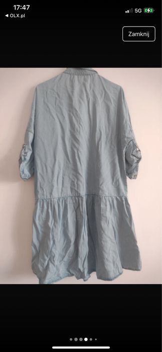 Jeansowa sukienka oversize Mavi rozm s m l