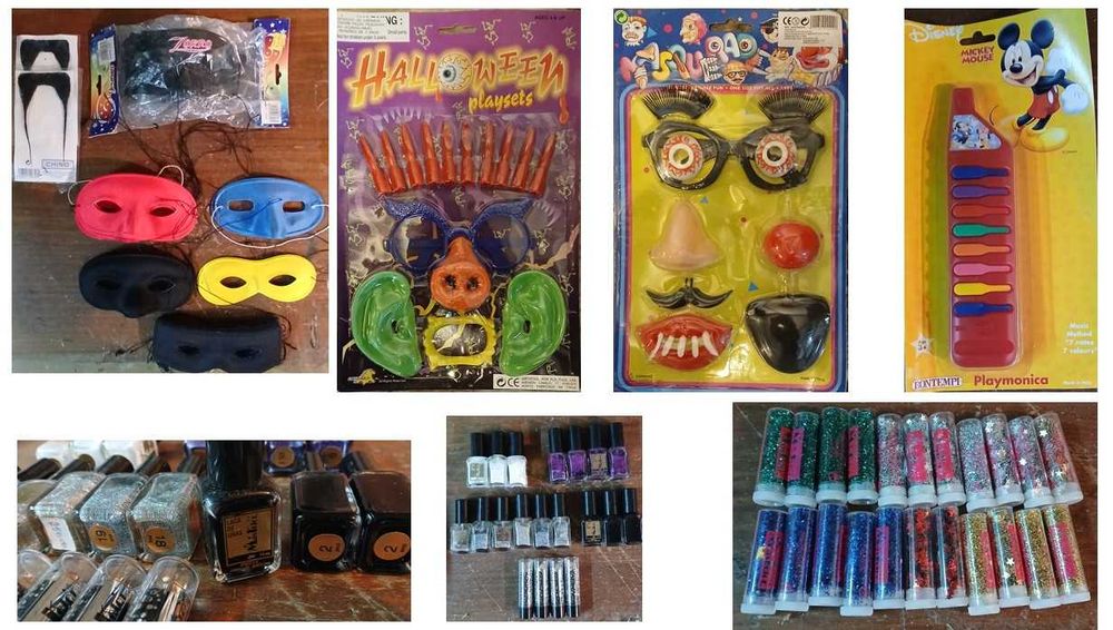 Brinquedos de Carnaval e outros - para despachar + de 300 artigos