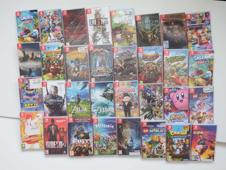 KUTNO ! GRY Nintendo SWITCH ! największy wybór Gier Switch KUTNO !